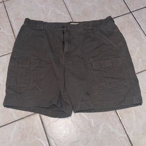 grey, cargo shorts, men’s, size 40